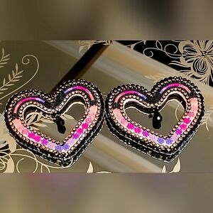 🔥Handmade Native American Beaded Earrings With Felt Backing🪶